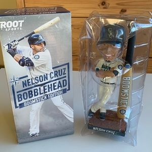 NIB Seattle Mariners 2016 Nelson Cruz Bobblehead “Boomstick Edition”